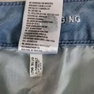Jeggings American Eagle Super Stretch Blanc Lavage Acide Taille 6 - Occasion Très Bon état